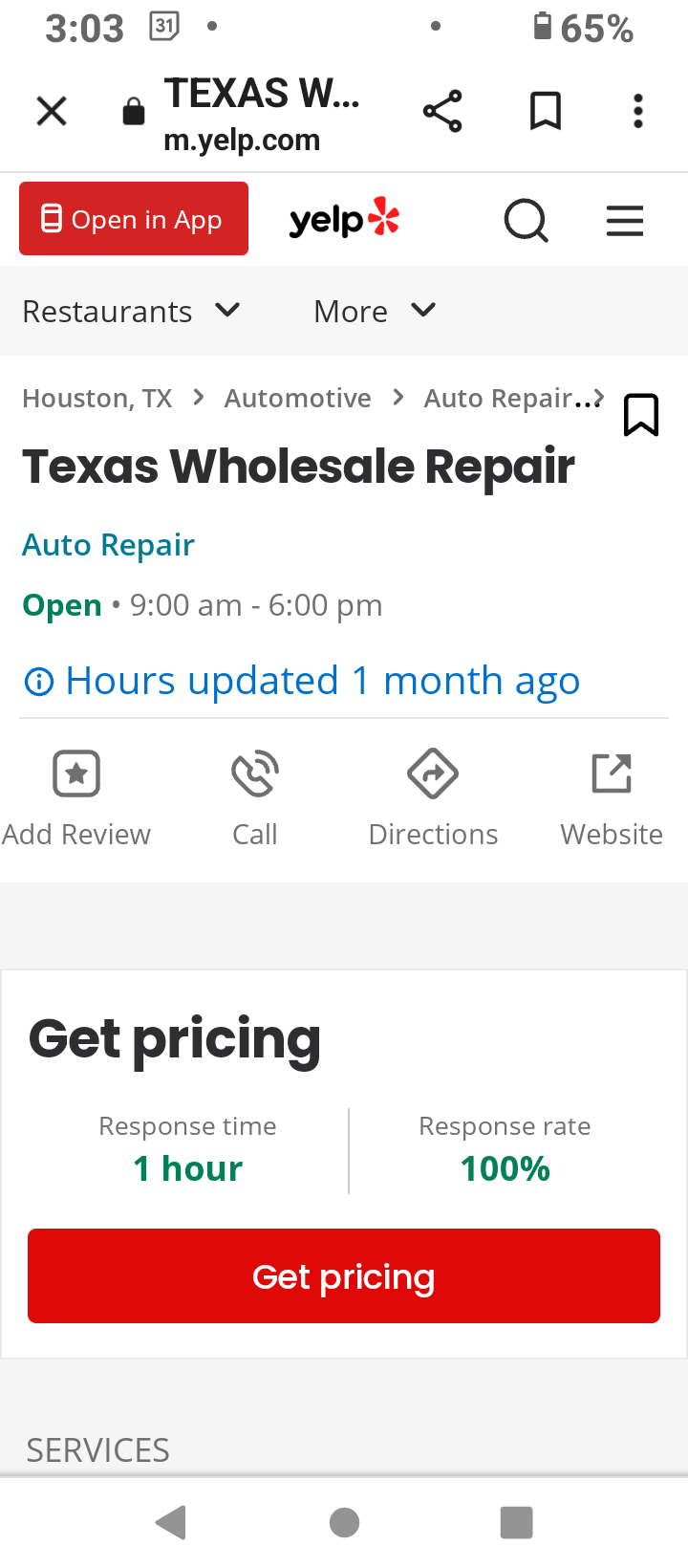 Texas Wholesale Repair